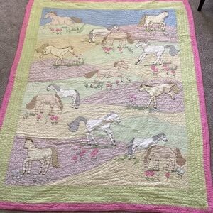 Horse Quilt by The Company Store 64”x78”